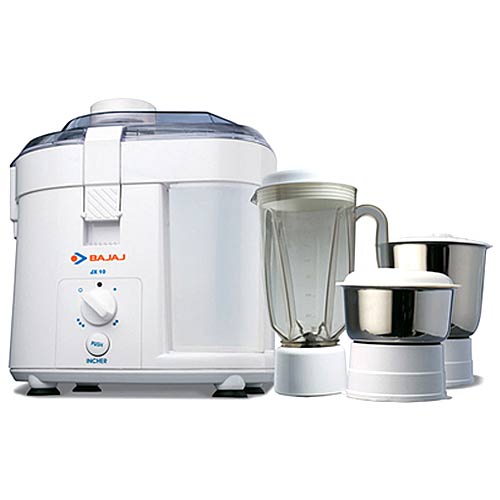 Buy Bajaj JX10 Juicer Mixer Grinder White Online at Best Price in